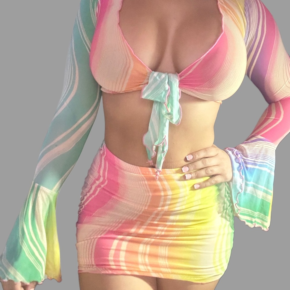Matching skirt set
